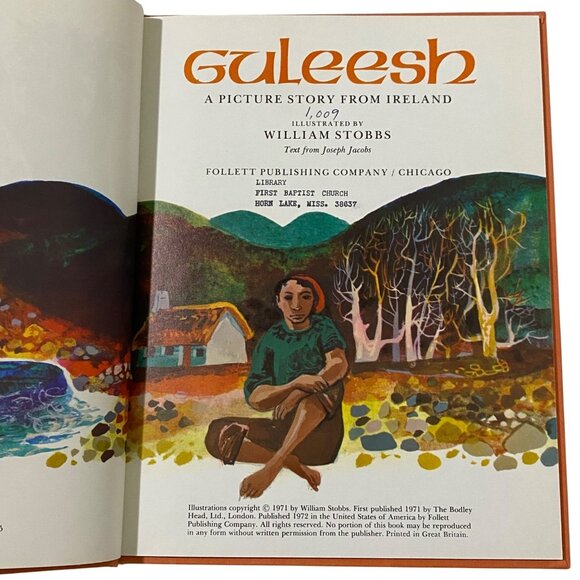 Guleesh Picture Story From Ireland Hardcover Fiction Fairytale Folklore - Picture 4 of 8